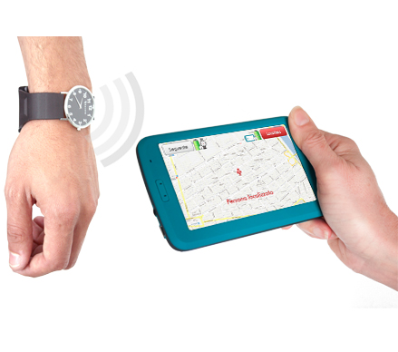 Keruve è un localizzatore composto da un Orologio GPS e da un Recettore portatile